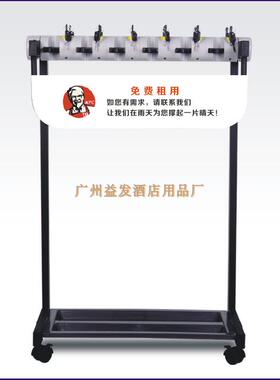 雨伞架酒店大堂12头雨伞架带锁18创意专卖店伞架24头挂伞架家用36