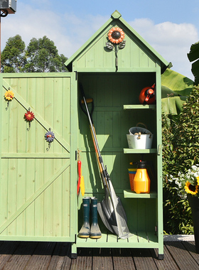 户外收纳柜庭f院柜子置物柜室外花园防水储物柜工具房阳台杂物箱