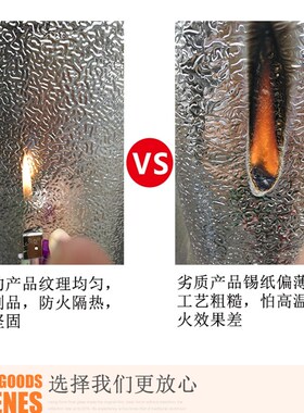 厨房纯铝防火贴纸瓷砖隔热墙纸阻燃耐高J温防水防油污自粘无残留