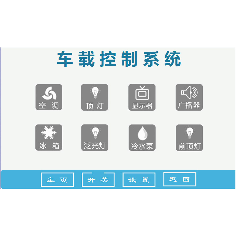 房车改装智能触摸屏中控系统水位水温表手机蓝牙小米音箱语音控制,淘宝优惠券,粉丝福利购,淘宝优惠卷