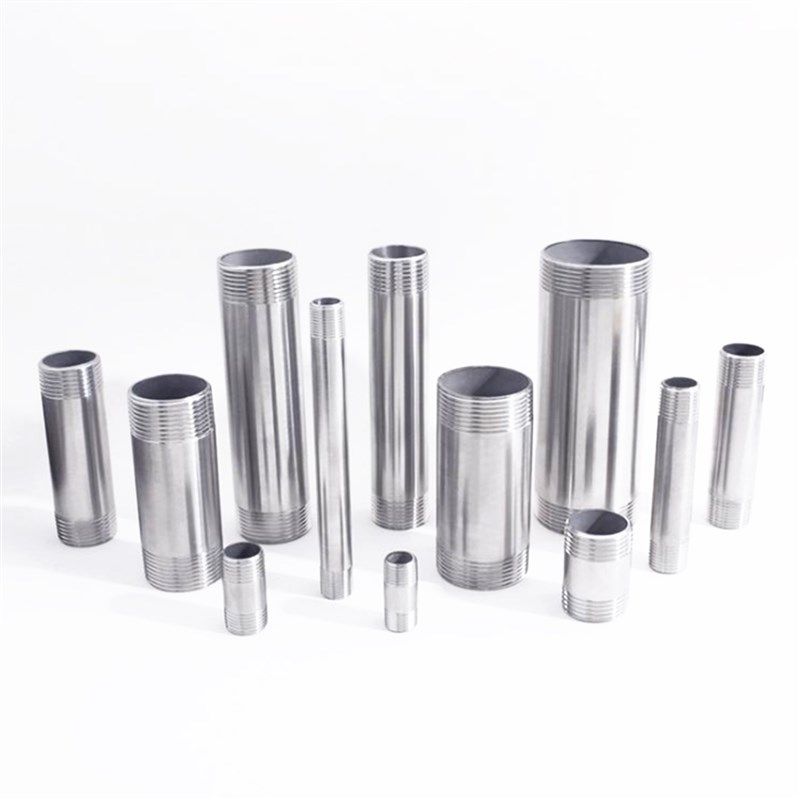 304不锈钢无缝对丝不锈钢管子外丝接头不锈钢内接头双头丝4分4寸,淘宝优惠券,粉丝福利购,淘宝优惠卷