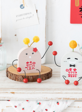 阿楹 新婚礼物送新m人高级实用小众 结婚娃娃一对订婚布置欢喜摆