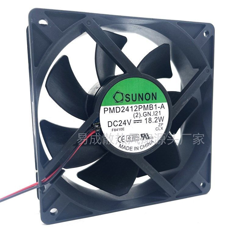 SUNON PMD2412PMB1-A (2).GN.l21 DC24V 18.2W建准变频器散热风扇 - 图0
