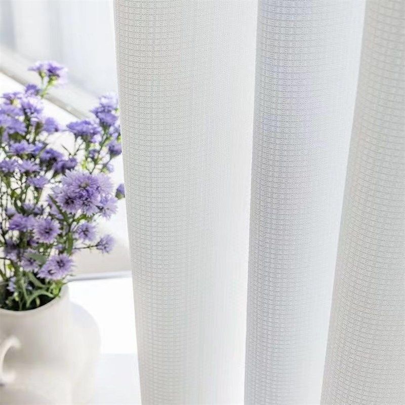 日式镜面纱防晒防紫外线隔热窗帘纱透光不透人白纱帘客厅飘窗纱帘,淘宝优惠券,粉丝福利购,淘宝优惠卷