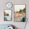 Internet celebrity decorative painting modern minimalist landscape hanging painting mural living room gift corridor restaurant housewarming bedroom 24 solar terms