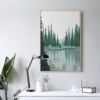 Internet celebrity decorative painting modern minimalist landscape hanging painting mural living room gift corridor restaurant housewarming bedroom 24 solar terms
