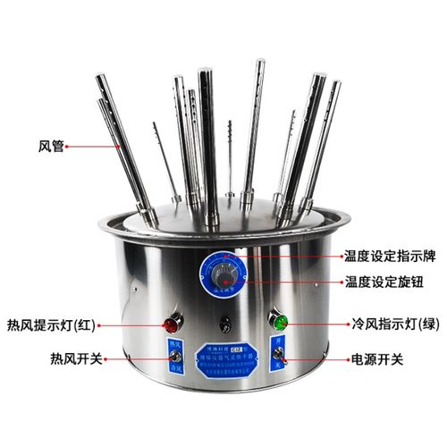 不锈钢气流烘干器C型12孔20孔30孔玻璃仪器试管瓶烧杯干燥实验室 - 图1