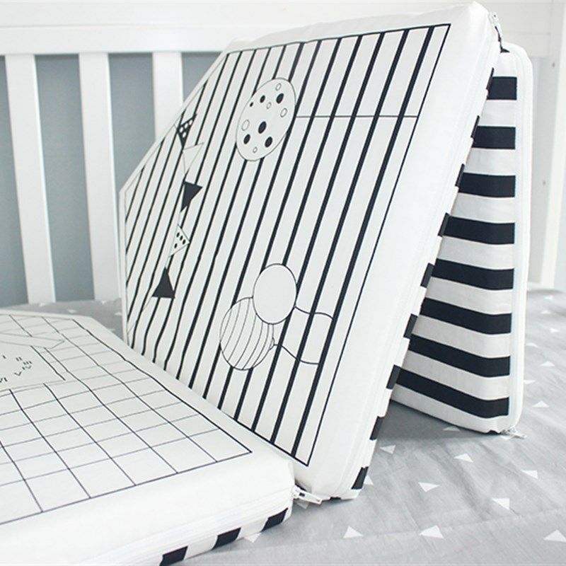 北欧ins小房子床围 婴幼儿童房床品防撞靠垫宝宝纯棉床围可拆卸,淘宝优惠券,粉丝福利购,淘宝优惠卷