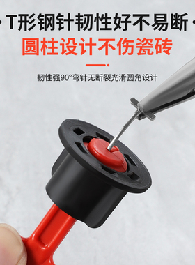 瓷砖找平器调平器卡子垫片缝卡钢针地砖十字卡架贴瓷砖工具神器