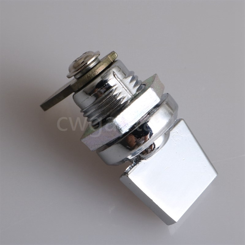 MS844 turn tongue lock, small round lock for electrical cabinet box, small handle cylindrical lock, small tool box lock, chassis cabinet lock