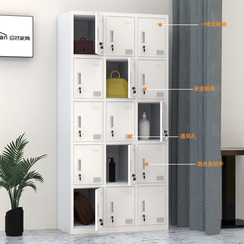 钢制多门储物柜员工更衣柜厨房碗柜工厂鞋柜铁皮车间带锁存放柜子,淘宝优惠券,粉丝福利购,淘宝优惠卷