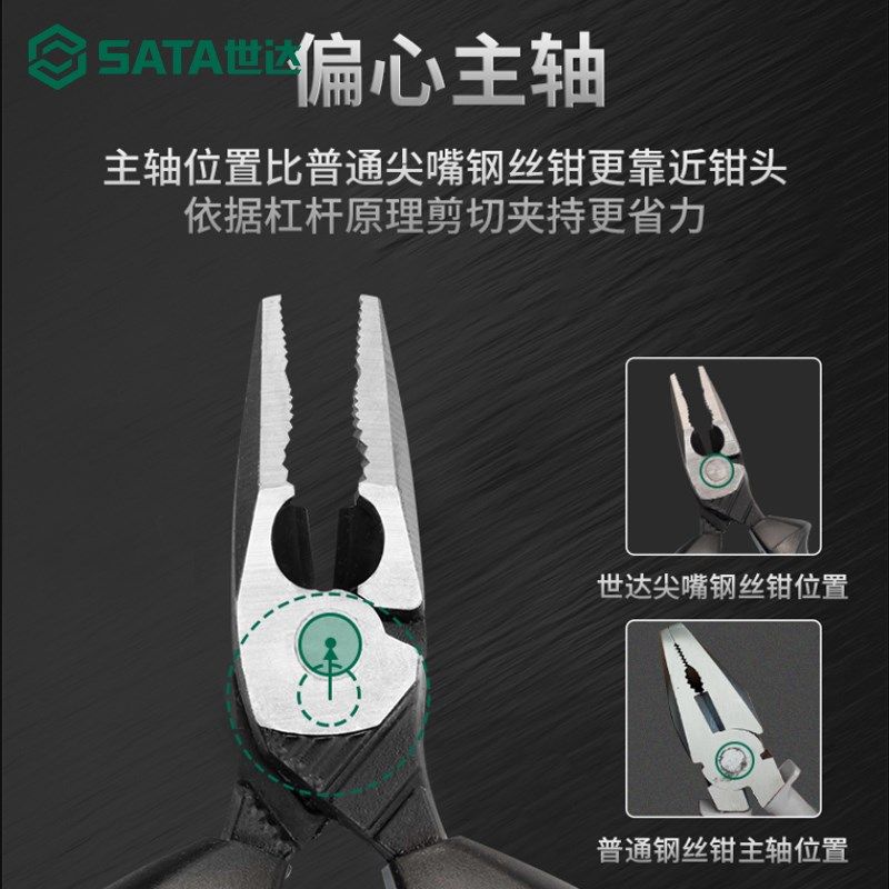 世达G系列钳子尖嘴钢丝钳工业级老虎钳高硬度电工专用多功能工具,淘宝优惠券,粉丝福利购,淘宝优惠卷