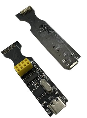NRF24L01 2.4G无线串口转USB收发模块开发板 贴片模组调试测试座