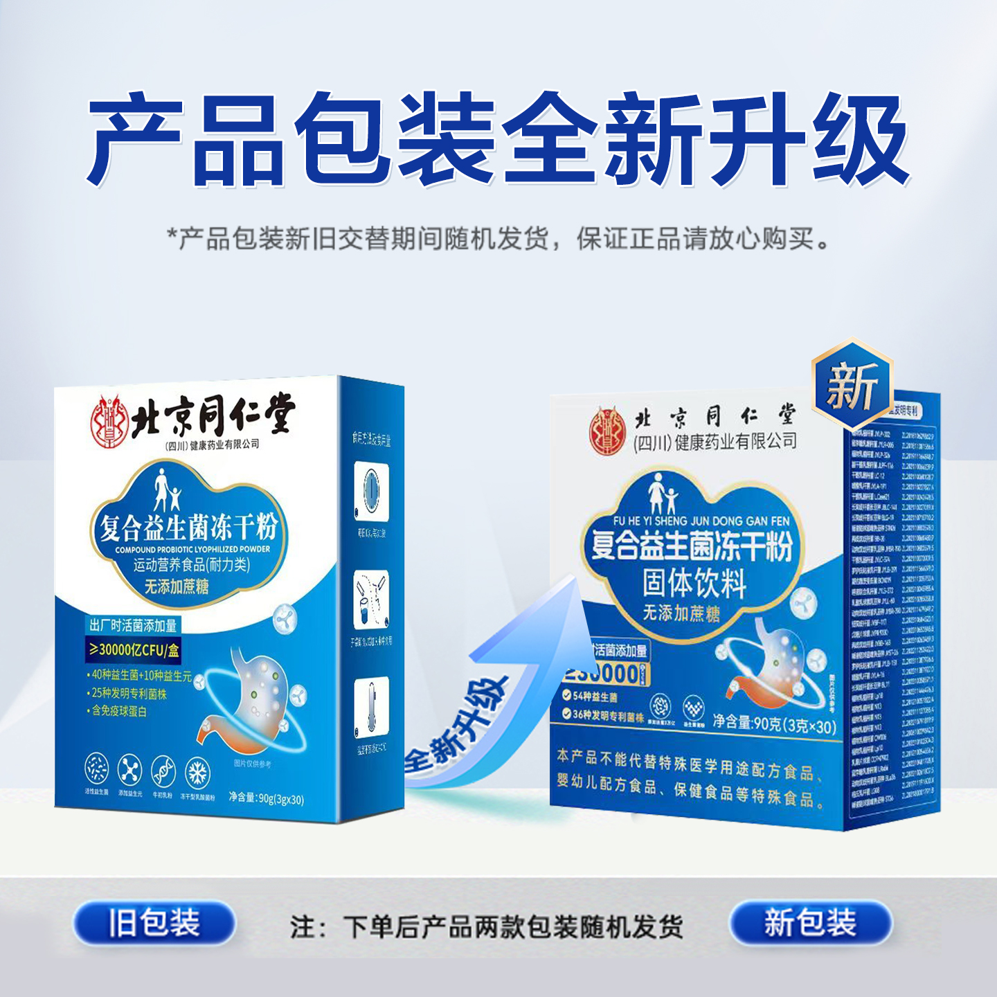 北京同仁堂肠胃益生菌乳酸菌复合配比菌成人肠胃菌学生女性老人