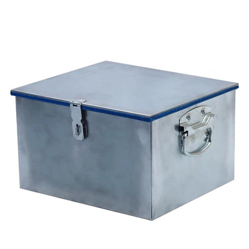 大白铁皮镀锌工具铁箱储物箱不锈钢带锁收纳加厚盒子定做铁盒,淘宝优惠券,粉丝福利购,淘宝优惠卷