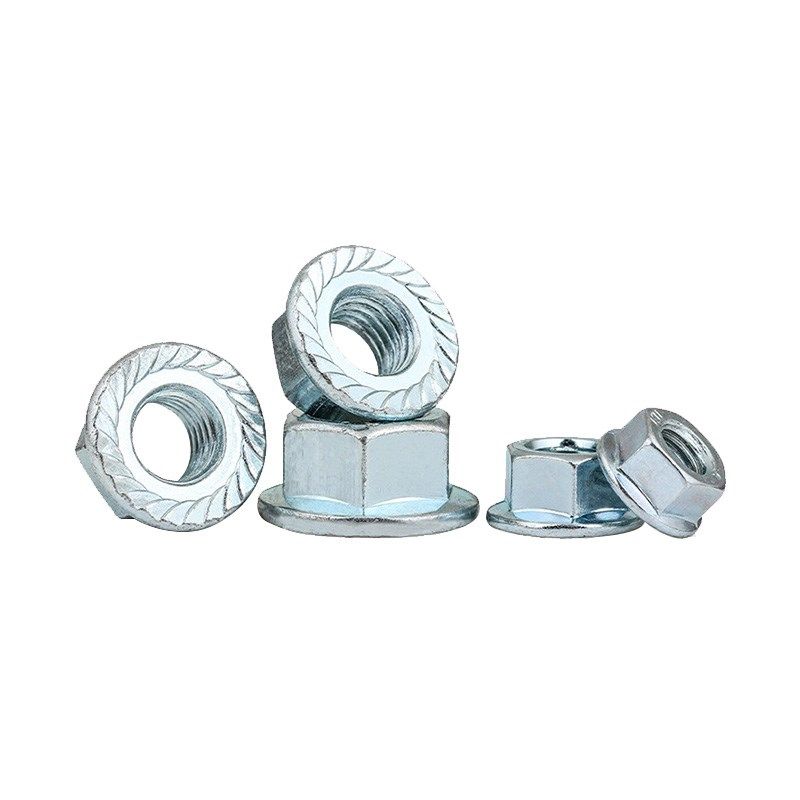 铁镀锌六角法兰螺帽花齿带齿防滑防松螺母M3M4M5M6M8M10M12M14M16,淘宝优惠券,粉丝福利购,淘宝优惠卷