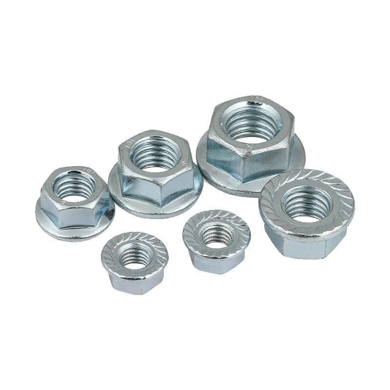 铁镀锌六角法兰螺帽花齿带齿防滑防松螺母M3M4M5M6M8M10M12M14M16,淘宝优惠券,粉丝福利购,淘宝优惠卷
