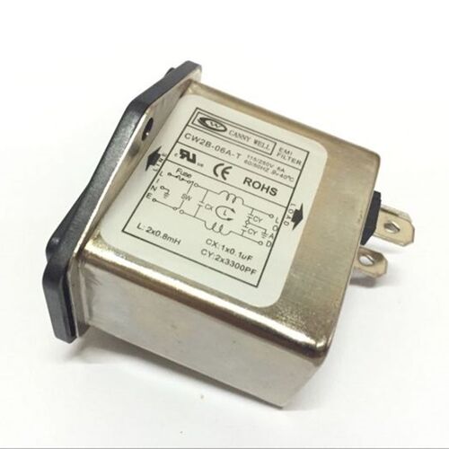 CANNYWELL 带开关 电源滤波器 CW2B-10A-T CW2B-6A-T CW2B-3A-T - 图1