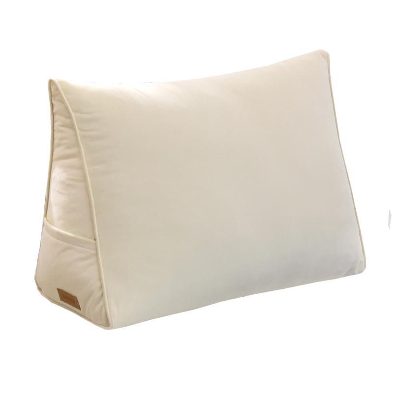 可拆三角卧床头靠大靠背沙发靠背垫床垫洗上靠枕室软包E7靠包抱枕 - 图3