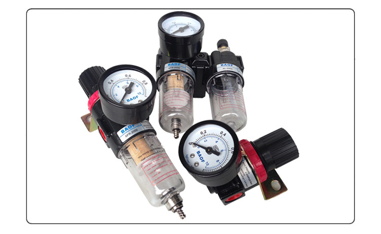 台湾正宗宝丰型气动单格件 AFR-2000迷你油水分离器 空压机过滤器 - 图2