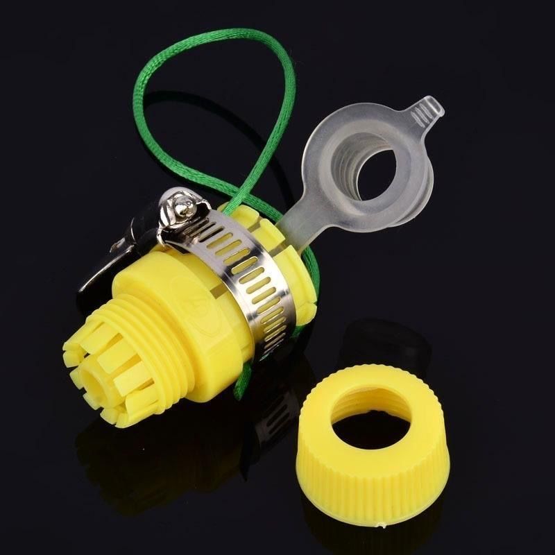 多功能黄色双胶套带绳子水龙头接头家用洗车水枪配套多功能接头,淘宝优惠券,粉丝福利购,淘宝优惠卷