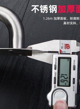福之特不锈钢加厚门把手推拉板门拉手逃生通道扶手防火门把手带字
