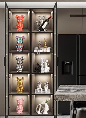 现代客简约创意柜橱窗装饰摆件轻奢居厅玄关电视柜工艺BJZH1030品