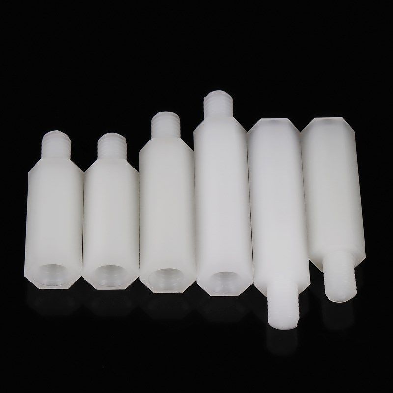 M2M2.5M3M4M5 单通尼龙六角柱隔离柱塑料绝缘支撑柱PC板间隔螺柱,淘宝优惠券,粉丝福利购,淘宝优惠卷