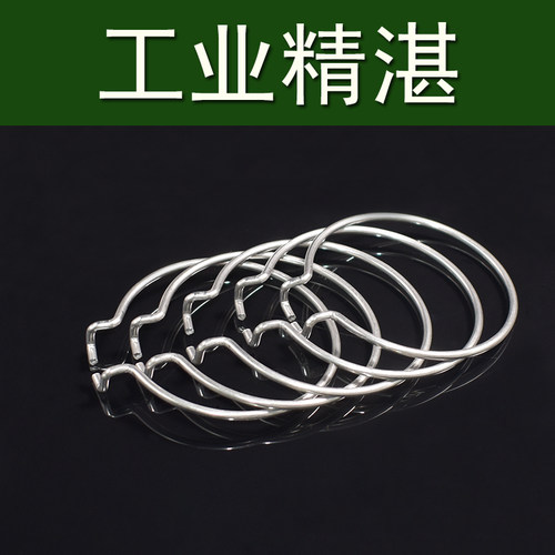 不锈钢316卡箍紧固件非标件金箍喉箍圆环异形件加工非标管箍3mm - 图0
