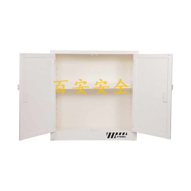西斯贝尔30加仑强腐蚀化学品安全储存柜ACP810030白色强酸碱PP柜,淘宝优惠券,粉丝福利购,淘宝优惠卷