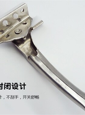 不锈钢方柄七字执手锁38型窗户把手配件平开窗锁扣吕合金窗户配件