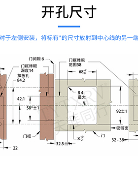 房车锁智能遥控机械密码锁汽车营地游艇轮船按键电子门锁房车配件