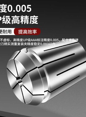 0.005高精度止水筒夹er32内冷出水铣刀柄弹簧夹头25CNC16 20 40