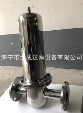 大成不锈钢蒸汽过滤器SUS304气体空气粉尘过滤器pp折叠滤芯过滤器