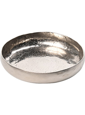 新中式现代简约金属果盘托盘摆件样板间酒店餐厅T客厅茶几桌面摆