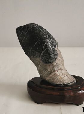 灵璧石桌b面摆件奇石天然中式现代把玩小巧案头灵璧石摆件彩石154