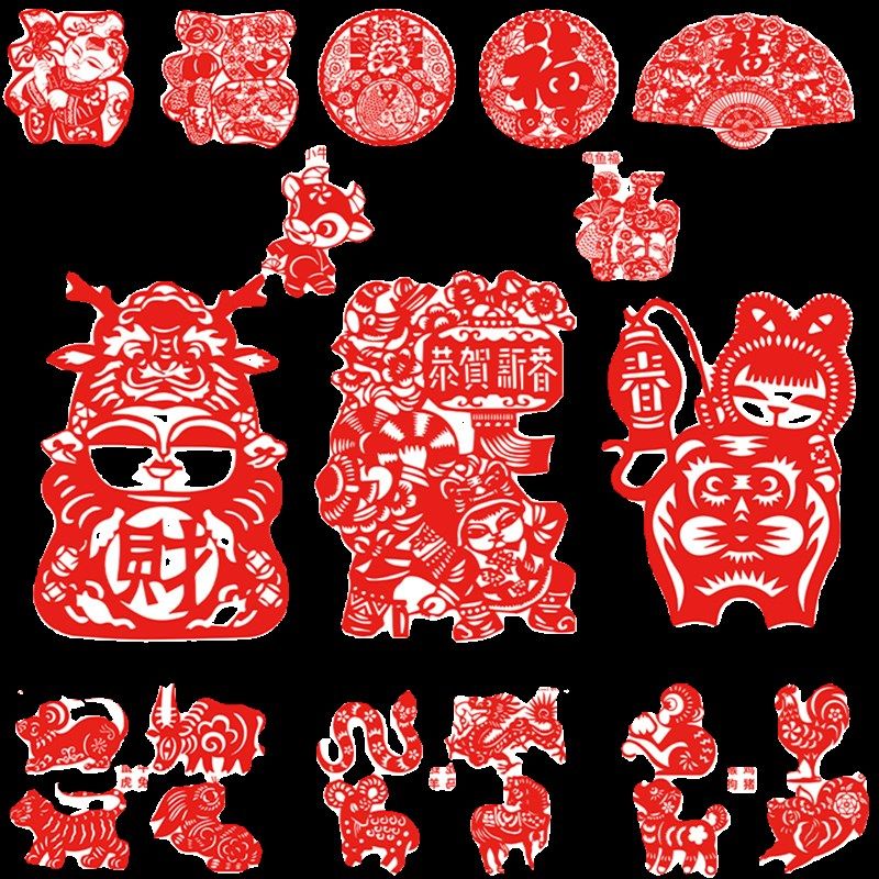 中国福剪纸底稿学生手工刻纸工具剪纸红纸刻刀垫板剪刀宣纸组合套,淘宝优惠券,粉丝福利购,淘宝优惠卷