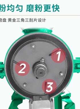 磨浆机家用商用干湿两用磨粉超细打豆腐机器电Q动小型米浆机粉碎