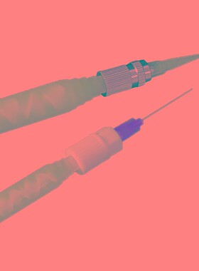 静态混合管接口点胶混合管转换头 AB胶混合管转接头  可接针头接