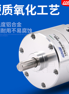叶片式旋转摆动气缸CRB2BW10-15/20/30/40-90S/180S/270S角度可调