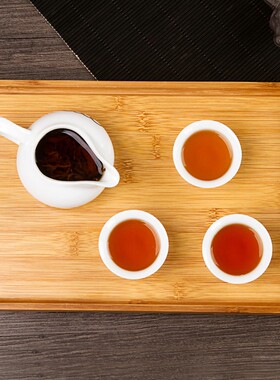 长方形木托盘竹编制品日式茶具酒店商用竹盘子端菜毛巾筐小型茶海