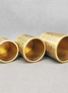 铜笔筒摆件纯铜梅兰竹菊笔筒精品商务M礼品办公室桌文房用品