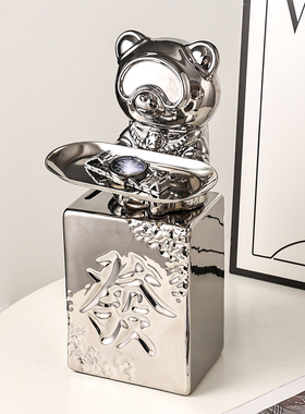 发财存钱罐摆件家居桌面r寓意好的装饰品店铺里办公室好物开业礼