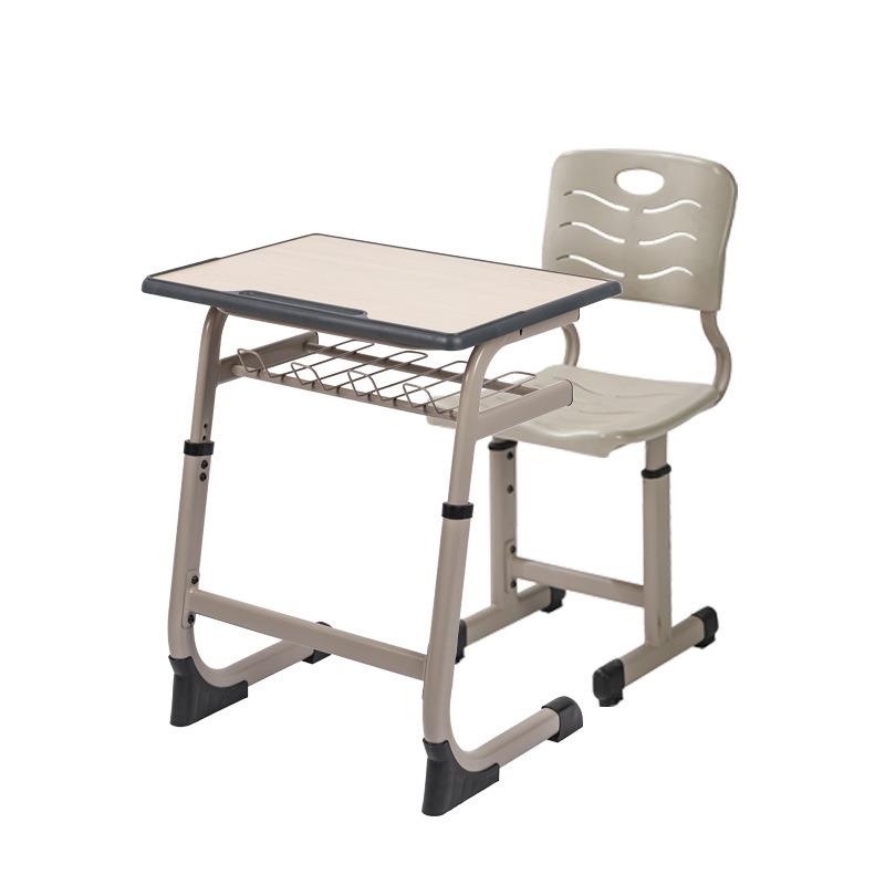 Training desks and chairs set for primary and secondary school students, children's tutoring classes, lifting school classrooms, single and double desks