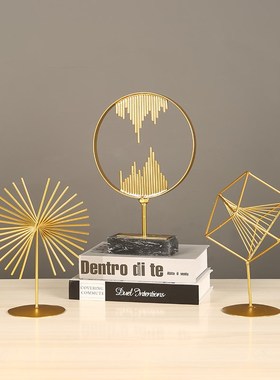 创意抽象摆件轻奢客n厅玄关家居装饰品电视柜酒柜办公室桌面摆设