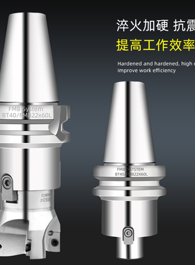 数控刀柄BT40-FMB22各种长度 高精度面铣刀柄  铣刀盘50 63刀柄