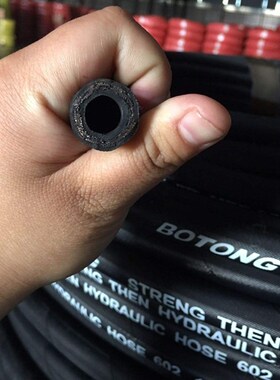 液压油管高压油管总成钢丝编织橡胶管耐高温软管定做挖掘机高压管