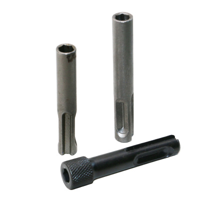 两坑两槽转换接杆套筒SDS内六角转换器电锤冲击钻批头转接头工具 - 图0