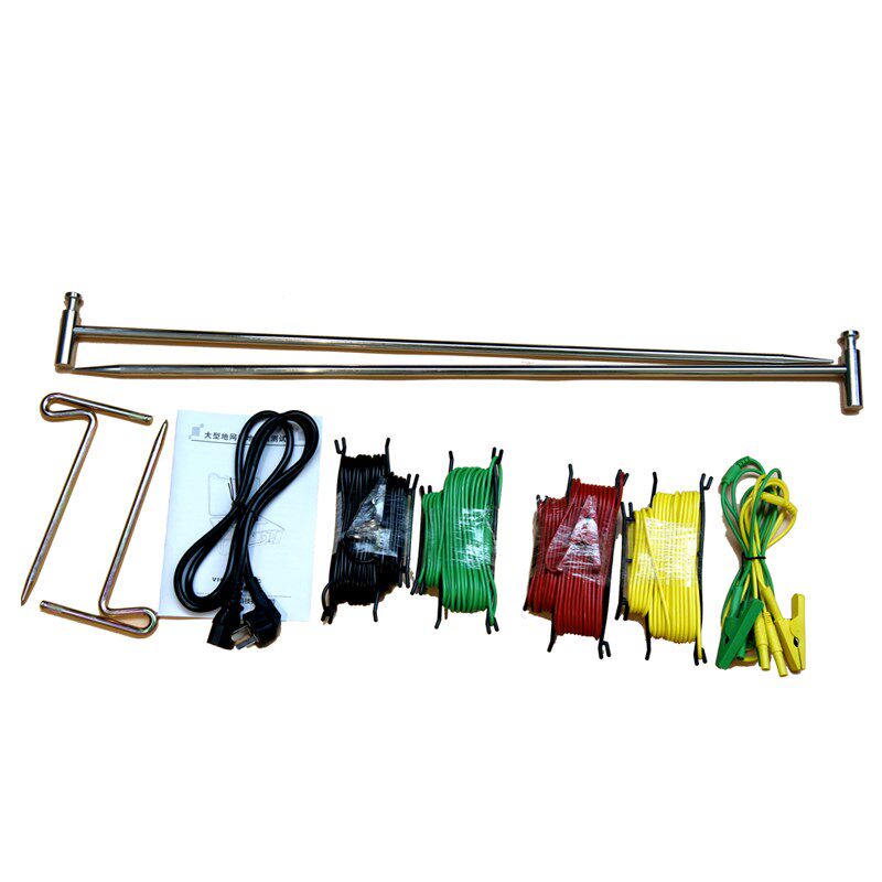 胜利大型地网接地电阻测试仪VC4108C 防雷接地表土壤电阻率测试仪 - 图2