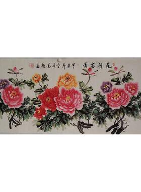 冯智宏大师纯过手绘作景品山水画背装饰走廊道书LHF房字挂画配画